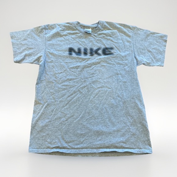 Nike Other - Vintage Nike Shirt Mens L 90s Retro Gray Logo Cotton Essential